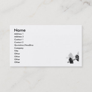 Tarjeta De Visita Dumbells