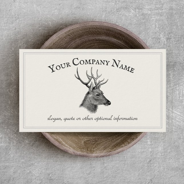 Tarjeta de visita dura Taxidermist Deer (Subido por el creador)
