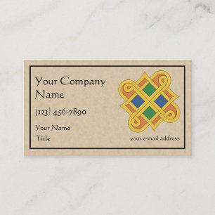 Tarjeta De Visita Durrow Knotwork 2016