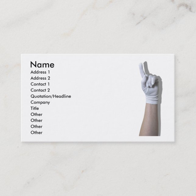 Tarjeta De Visita DustCheck072310, nombre, dirección 1, dirección 2, (Anverso)