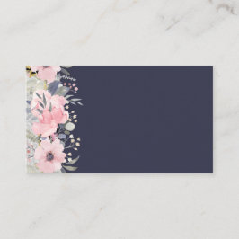 Tarjeta De Visita Dusty Blue Greenery Boda Stationery BUDGET