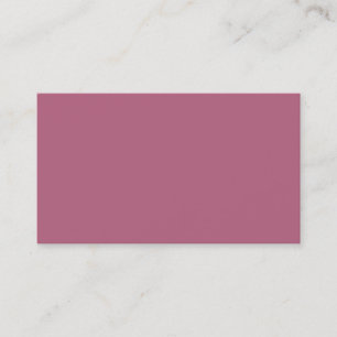 Tarjeta De Visita Dusty Mauve Pink Business Card