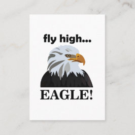 Tarjeta De Visita Eagle Bald Eagle Fly High Eagle