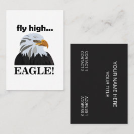 Tarjeta De Visita Eagle Bald Eagle Fly High Eagle