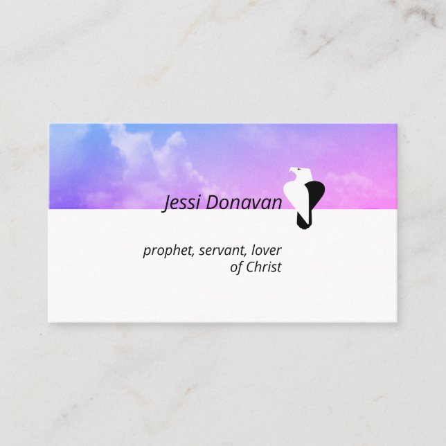 Tarjeta De Visita Eagle Heart (Anverso)