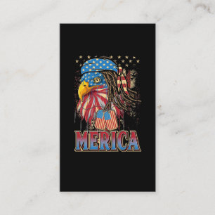 Tarjeta De Visita Eagle USA America 4 de julio Merica