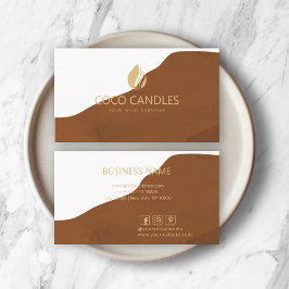 Tarjeta De Visita Earthy Boho Business Card