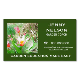 Tarjeta de visita Earthy Garden Coaching