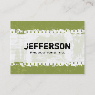 Tarjeta de visita Earthy Green Grunge Large