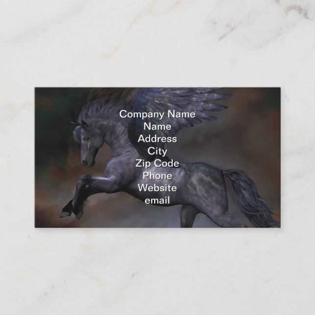 Tarjeta De Visita Ebony (Anverso)