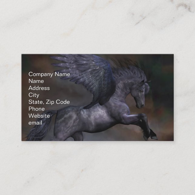 Tarjeta De Visita Ebony (Anverso)