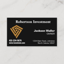 Ebony Calling Card for Any Business