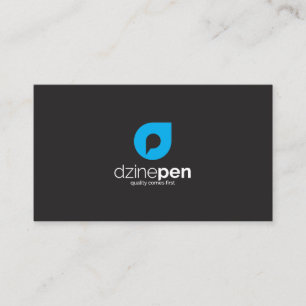 tarjeta de visita echada a un lado doble moderna