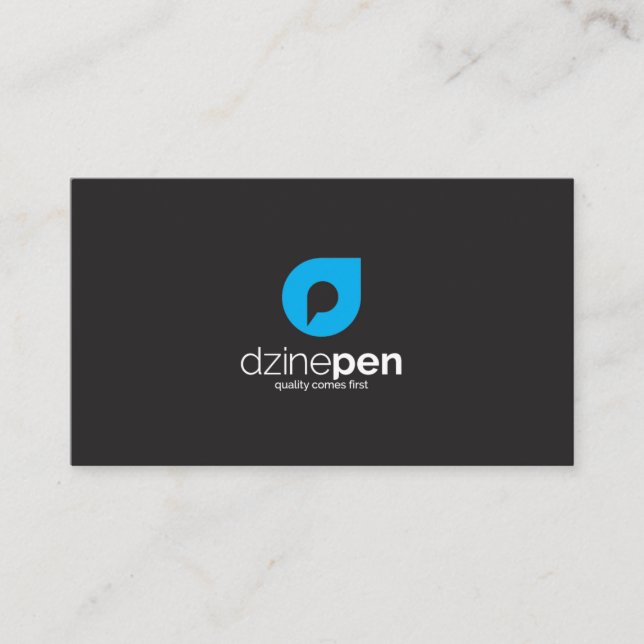 tarjeta de visita echada a un lado doble moderna (Anverso)