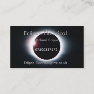 Tarjeta De Visita Eclipse eléctrico