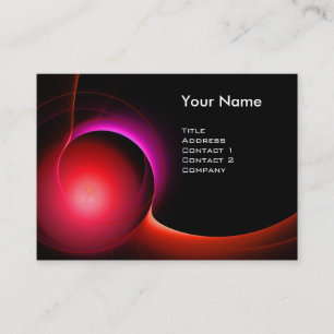 Tarjeta De Visita ECLIPSE MONOGRAM Rojo violento