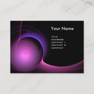 Tarjeta De Visita ECLIPSE MONOGRAM Violento morado negro