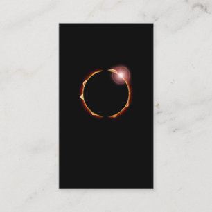 Tarjeta De Visita Eclipse solar total 8 de abril de 2024