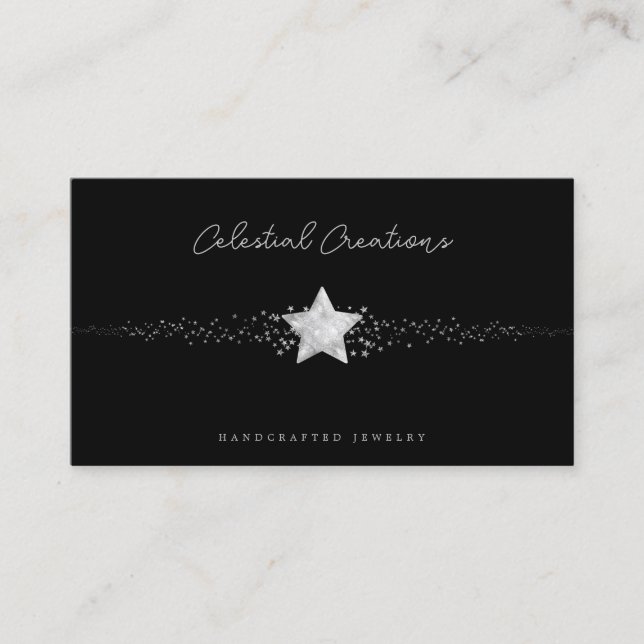Tarjeta De Visita Ecommerce Celestial Business Card (Anverso)