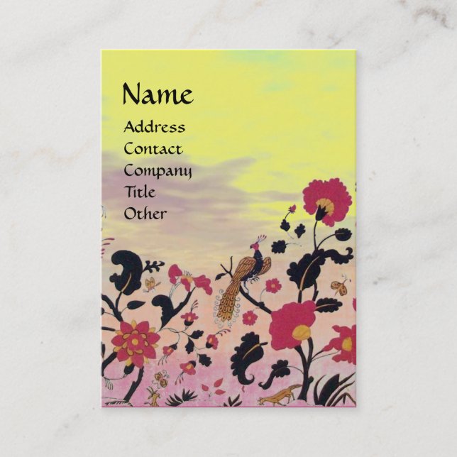 TARJETA DE VISITA EDEN / JARDÍN BLANCO (Anverso)