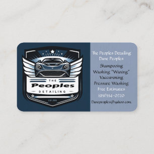 Tarjeta De Visita Edición 1 de Peoples Detailing