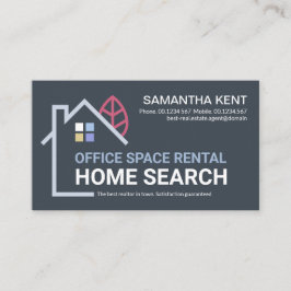 Tarjeta De Visita Edificio creativo Realtor de paisajes domésticos