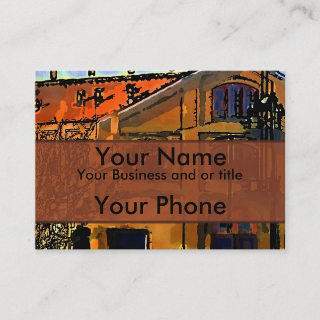 Tarjeta De Visita Edificios (Anverso)