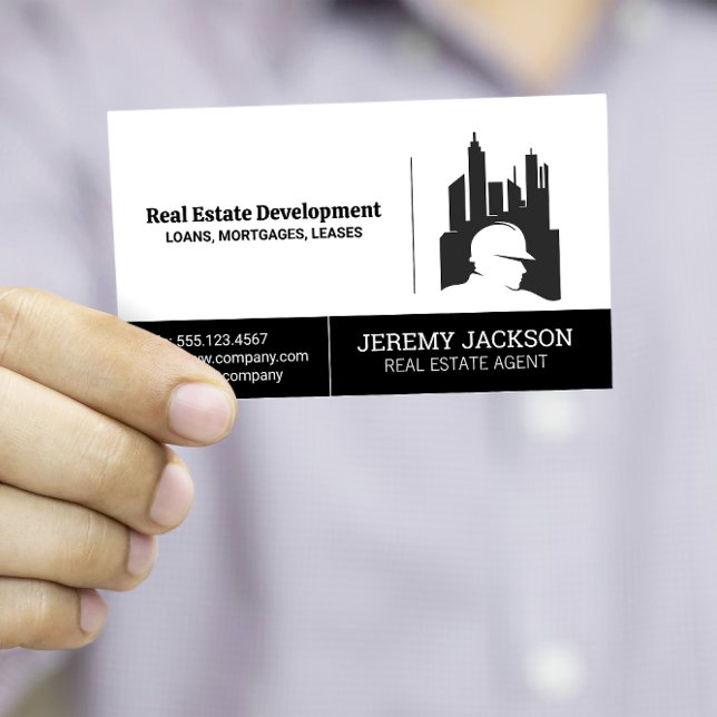 Tarjeta De Visita Edificios comerciales | Construcción (Subido por el creador)