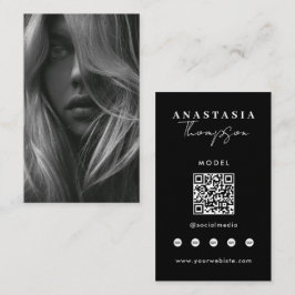 Tarjeta De Visita Editable Influencer Content Creator Social Media