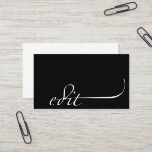 Tarjeta De Visita Editar: Editor