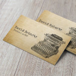 Tarjeta De Visita Editor de escritores máquina de escribir vintage<br><div class="desc">Tarjetas de visita del editor de escritores Vintage Typewriter.</div>