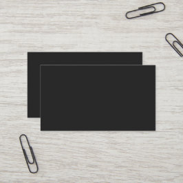 Tarjeta De Visita Eerie Black Business Card