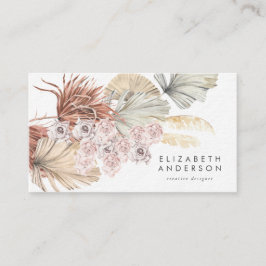 Tarjeta De Visita Eggshell del diseñador interior Pampas Ultra Premi