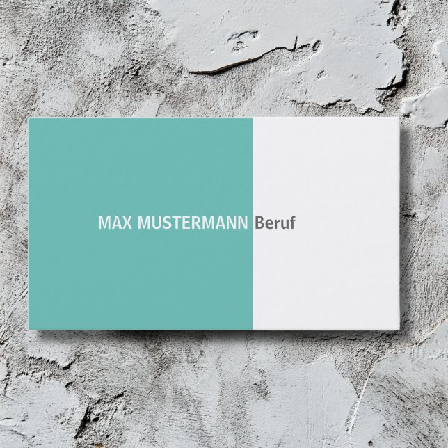 Tarjeta De Visita Einfache Visitenkarte (Subido por el creador)