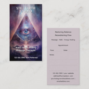 Tarjeta De Visita Eje Sagrado Diseño Tercer Ojo