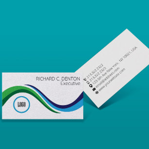 Tarjeta De Visita Ejecutivo administrativo profesional corporativo 