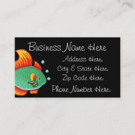 Tarjeta De Visita Ejemplo Fish Business Card8