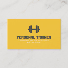 Tarjeta De Visita Ejercicio de entrenador personal Gym Fitness Busin