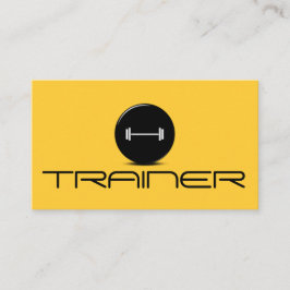 Tarjeta De Visita Ejercicio de entrenador personal Gym Fitness Busin