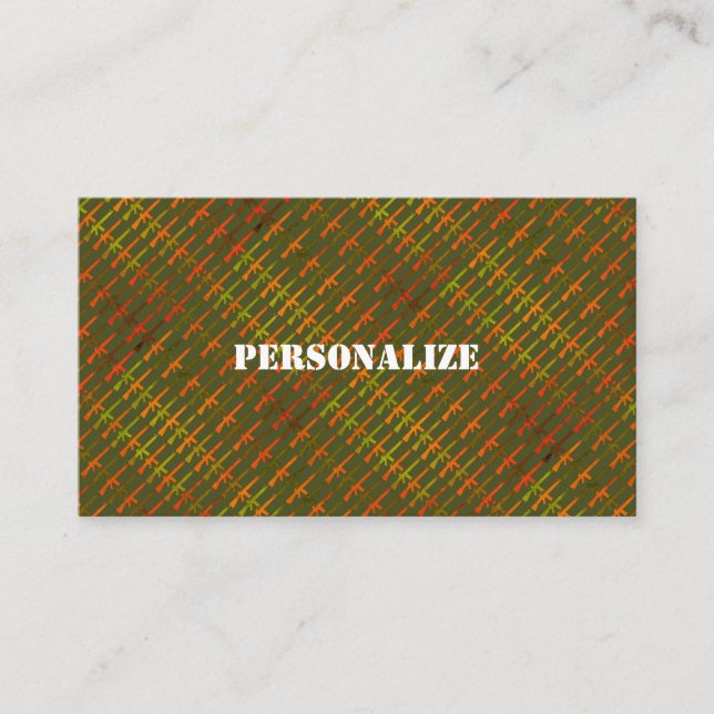 Tarjeta De Visita Ejército de Reclutamiento de las Fuerzas Armadas M (Anverso)