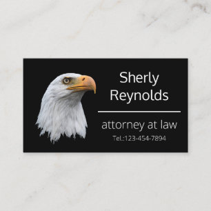 Tarjeta De Visita El águila calva personalizable agradable y moda