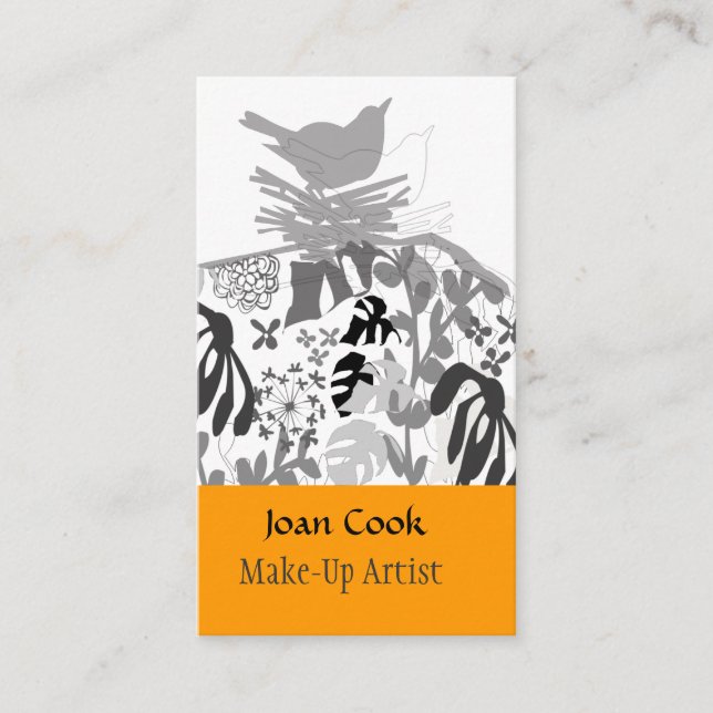 Tarjeta De Visita El ajardinar animal de moda del planificador de (Anverso)