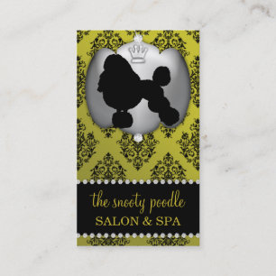 Tarjeta De Visita El amarillo de la mostaza Jeweled la