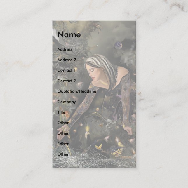 Tarjeta De Visita El amor es... (Anverso)