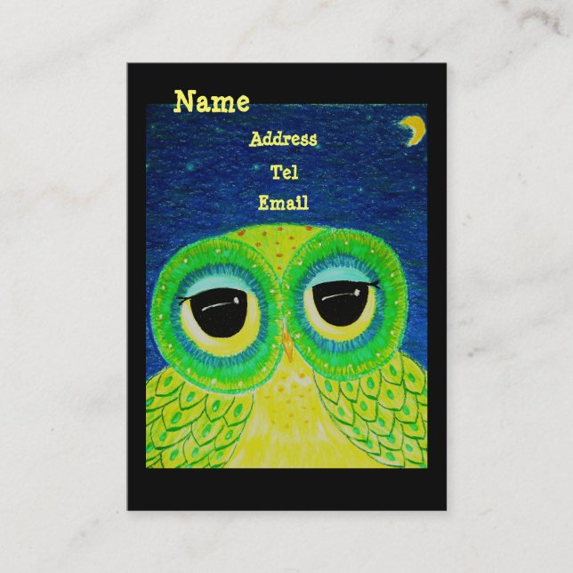 Tarjeta De Visita El amor le hace más grande que vida (Anverso)