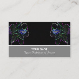 Tarjeta De Visita El amor neón por los jardineros y los floristas