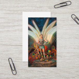 Tarjeta De Visita El Arcángel Michael derrota al dragón
