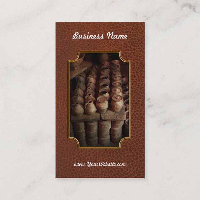 Tarjeta De Visita El arqueólogo - cerámica - empuje de hoy era (Anverso)