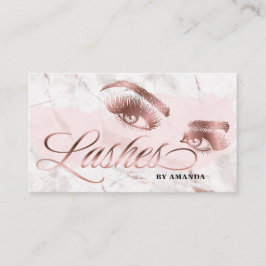 Tarjeta De Visita El artista de maquillaje Lash Eyebrow azota al Ros
