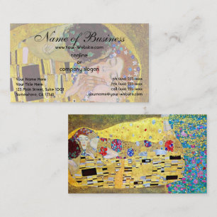 Tarjeta De Visita El Beso de Gustav Klimt